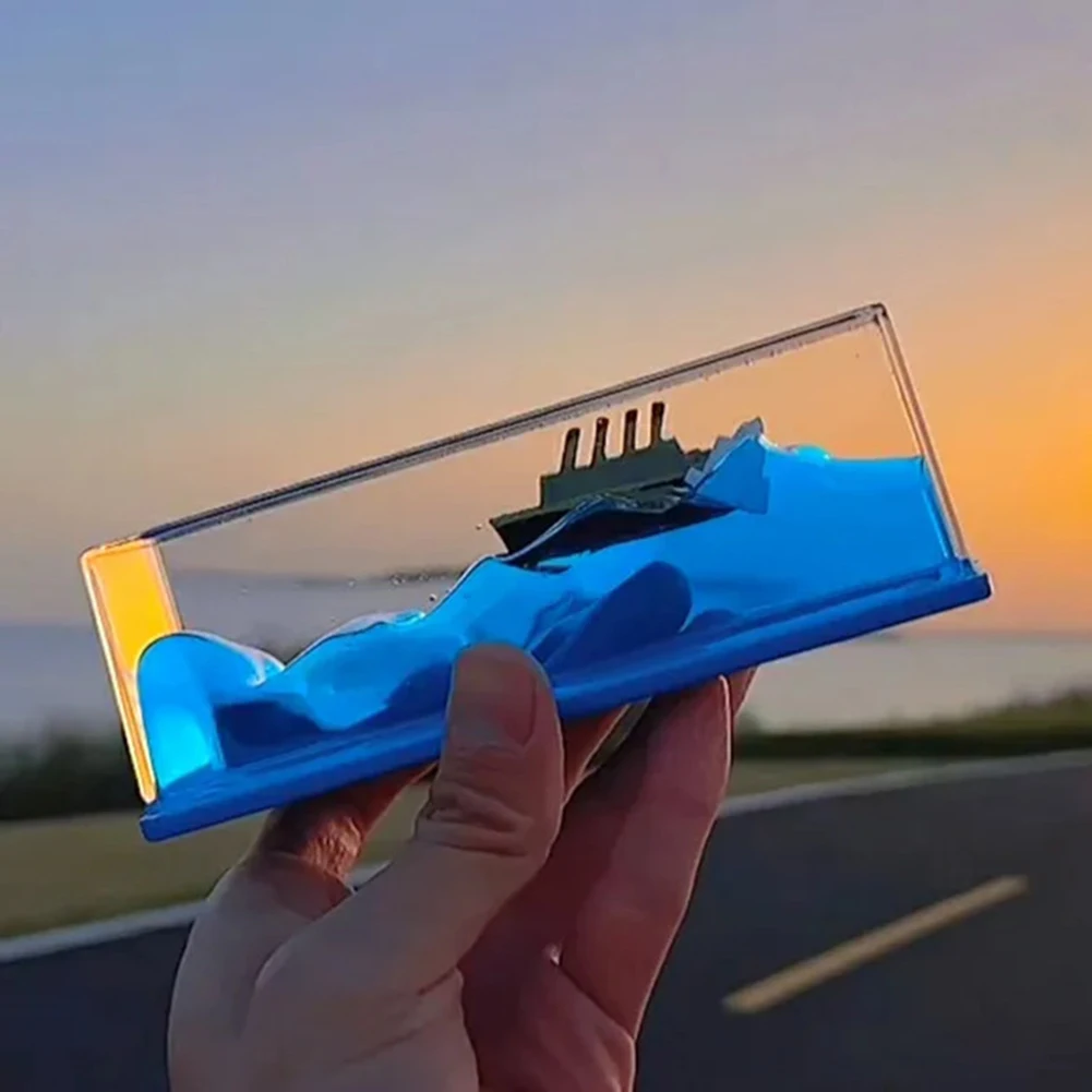 Cruise Ship Fluid Drift Bottle Desktop MIniature Table Decompression Home Room Decoration Birthday Gift Decoration Crafts
Cruise Ship Fluid Drift Bottle Desktop MIniature Table Decompression Home Room Decoration Birthday Gift Decoration Crafts