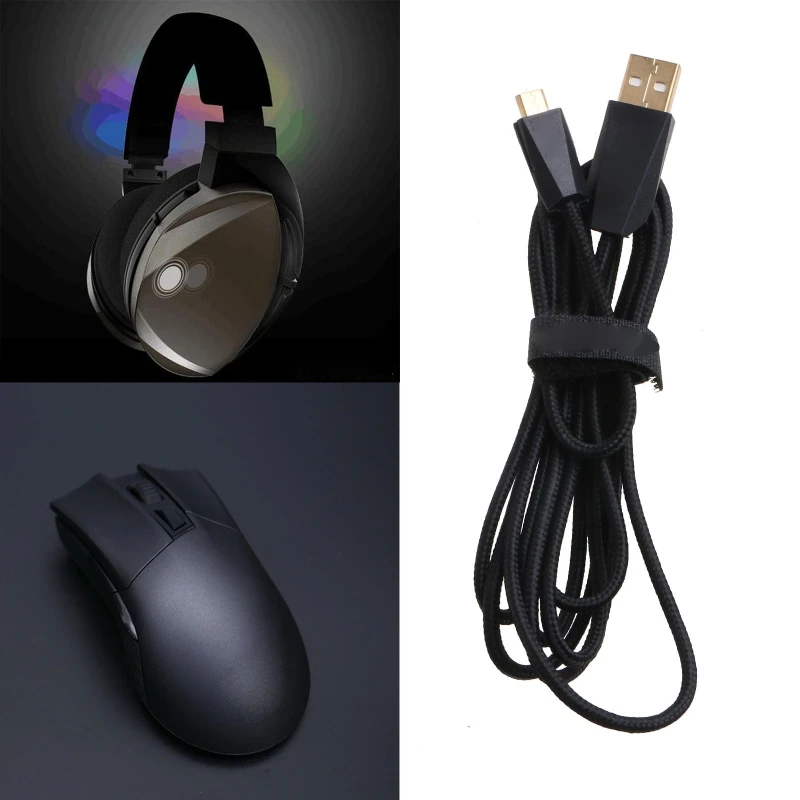 R2LB USB Mouse and Headphones Cable PVC Soft Durable Wire for ROG P501 P502 Mouse, ROG STRIX FUSION 300 500 Headphones
R2LB USB Mouse and Headphones Cable PVC Soft Durable Wire for ROG P501 P502 Mouse, ROG STRIX FUSION 300 500 Headphones
