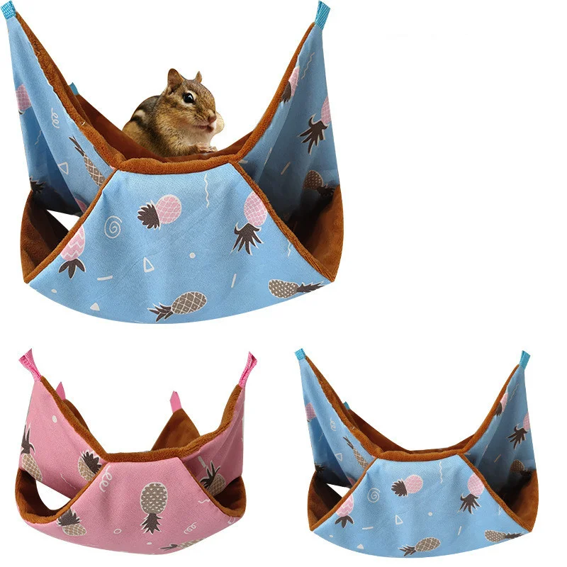 Fruit Warm Double-Layer Bunkbed Rabbit Hammock Hang Sleep Bed House Squirrel Plush Hamster Nest Cage Sugar Glider Accessories
Fruit Warm Double-Layer Bunkbed Rabbit Hammock Hang Sleep Bed House Squirrel Plush Hamster Nest Cage Sugar Glider Accessories