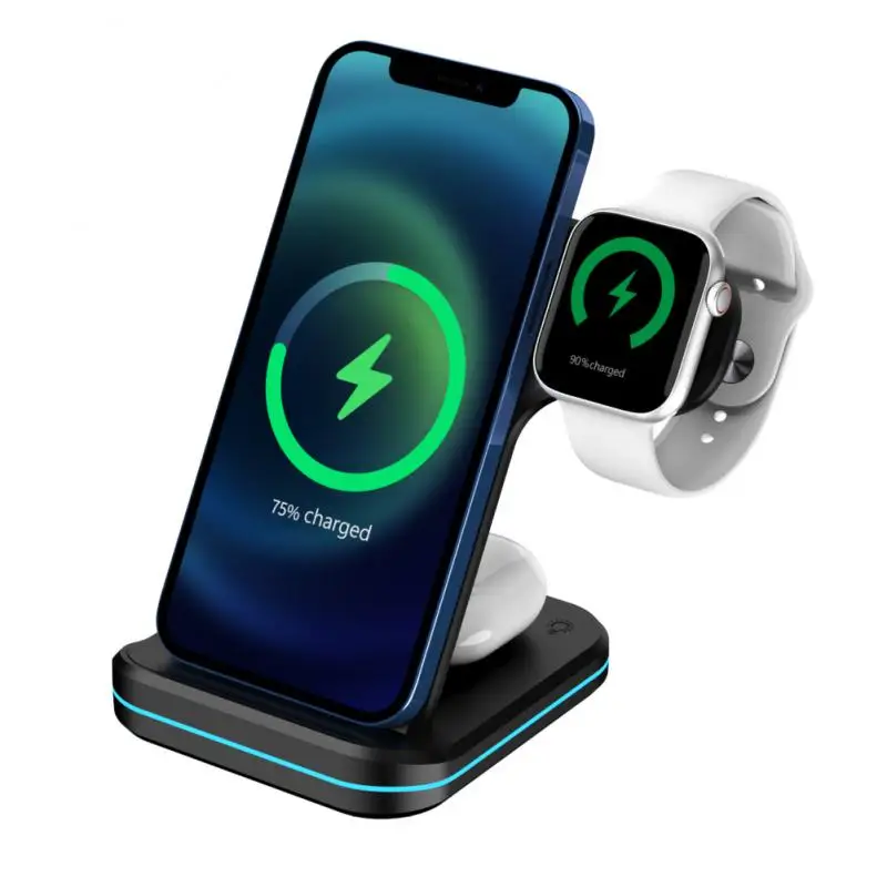 Wireless Charger Stand 3 In 1 Qi Fast Charging Fast Charging Station 15w Portable Mobile Phone Holder Phone Accessories
Wireless Charger Stand 3 In 1 Qi Fast Charging Fast Charging Station 15w Portable Mobile Phone Holder Phone Accessories