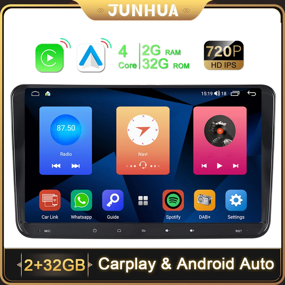 JUNHUA 2 Din 9 Inch Android 10 Car Radio Wireless CarPlay WIFI GPS Navigation For VW Passat B6 B7 Golf 5 6 Polo 6r SKODA Seat
JUNHUA 2 Din 9 Inch Android 10 Car Radio Wireless CarPlay WIFI GPS Navigation For VW Passat B6 B7 Golf 5 6 Polo 6r SKODA Seat