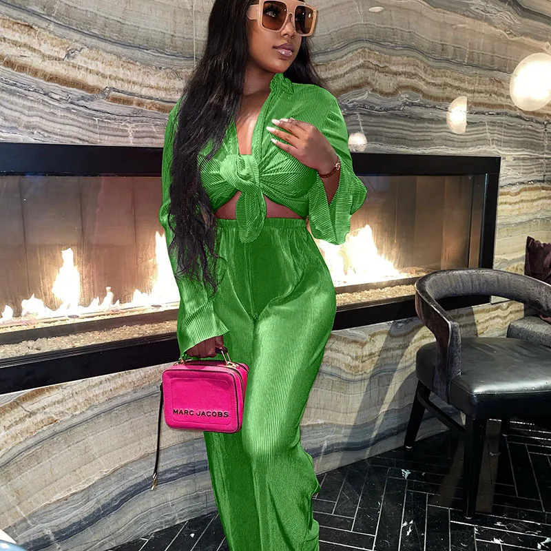 Solid Casual 2 Piece Sets Women Fall Winter Clothes Long Sleeve Shirt Top and Wide Leg Pants Matching Sets Outfits Loungewear
Solid Casual 2 Piece Sets Women Fall Winter Clothes Long Sleeve Shirt Top and Wide Leg Pants Matching Sets Outfits Loungewear