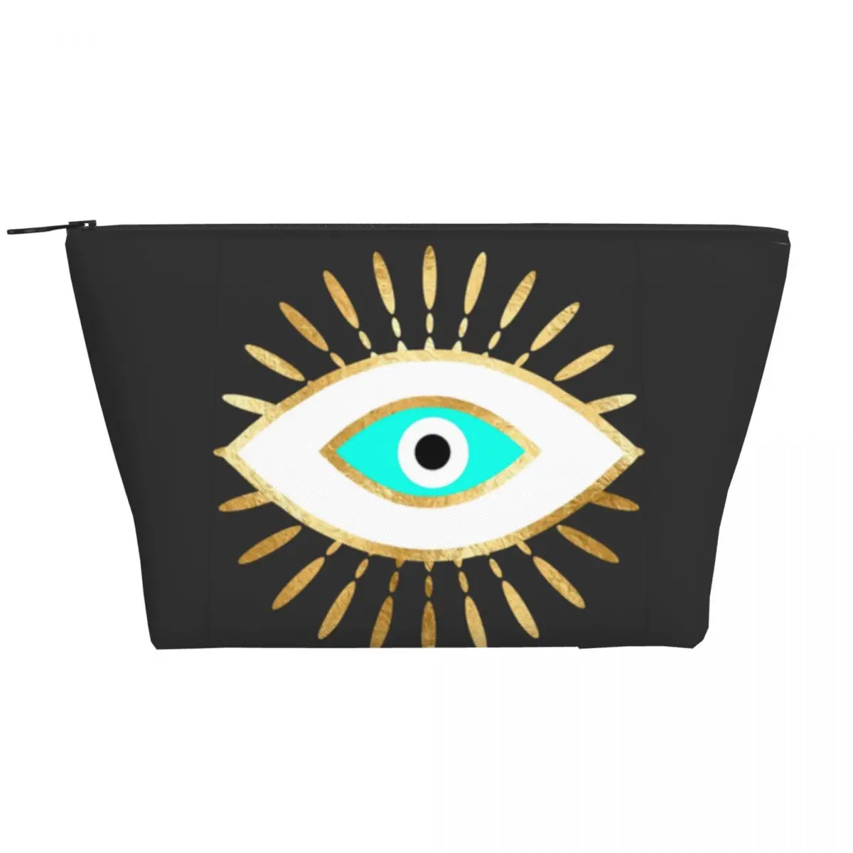 Hamsa Evil Eye Gold Foil Print Makeup Bag for Women Travel Cosmetic Organizer Cute Nazar Amulet Storage Toiletry Bags
Hamsa Evil Eye Gold Foil Print Makeup Bag for Women Travel Cosmetic Organizer Cute Nazar Amulet Storage Toiletry Bags