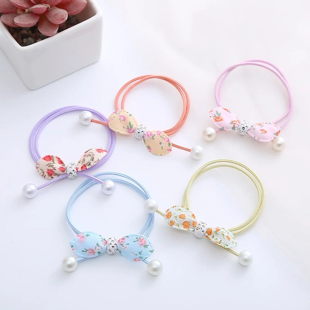 Bow String Double Beads Head Rope Elastic Rubber Bands Girl Hair Bands for Children Suitable for Lovely Girls Hair Accessories
Bow String Double Beads Head Rope Elastic Rubber Bands Girl Hair Bands for Children Suitable for Lovely Girls Hair Accessories
