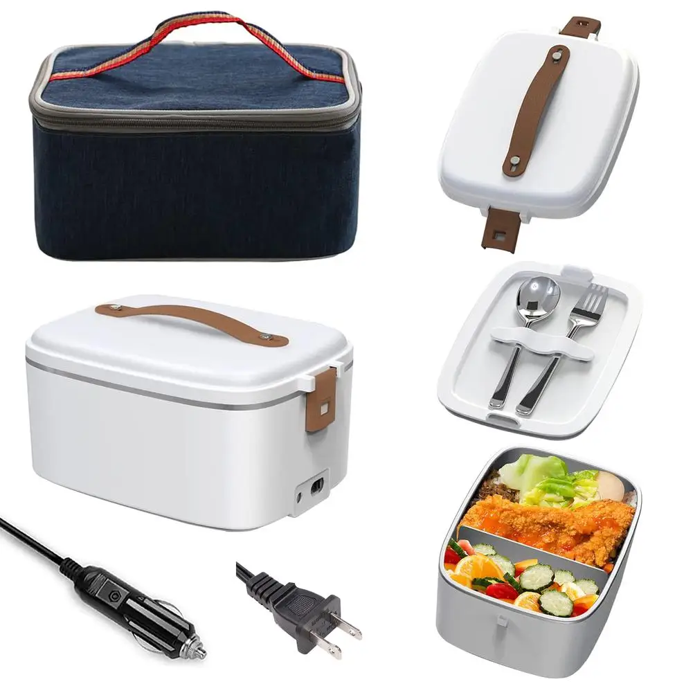 110V 220V Electric Heating Lunch Box Car+ Home Portable Stainless Steel Liner Insulation Container Cutlery Set Bento Box
110V 220V Electric Heating Lunch Box Car+ Home Portable Stainless Steel Liner Insulation Container Cutlery Set Bento Box