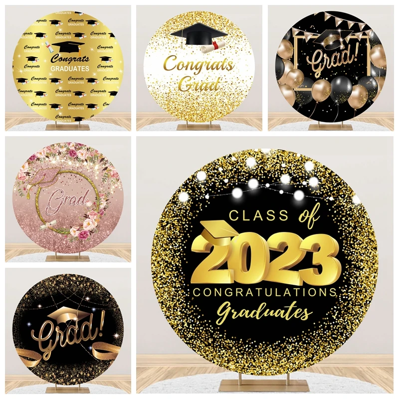 2023 Graduation Round Photography Backdrop Class Graduated Party Decor Photographic Background With Elastic Baby Photo Studio
2023 Graduation Round Photography Backdrop Class Graduated Party Decor Photographic Background With Elastic Baby Photo Studio