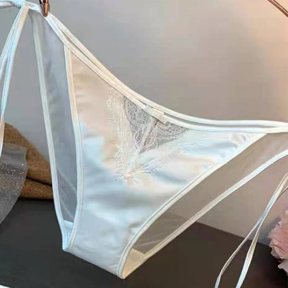 Sexy Women's Seamless Silk Satin Lace Hole Laceup Panties Briefs Lingerie Soft Underwear Knickers Briefs Underpants
Sexy Women's Seamless Silk Satin Lace Hole Laceup Panties Briefs Lingerie Soft Underwear Knickers Briefs Underpants