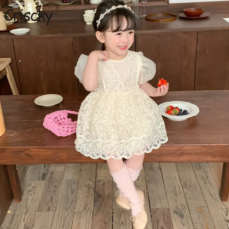 Girl Newborn Baby Dress Spring Summer Toddler Kids Floral Lace Puff Short Sleeve Dresses Children's Costumes Clothing
Girl Newborn Baby Dress Spring Summer Toddler Kids Floral Lace Puff Short Sleeve Dresses Children's Costumes Clothing