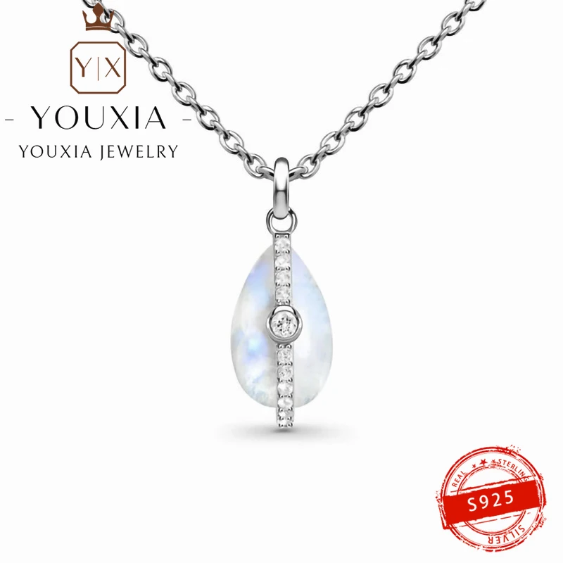 Hot Selling Private Label DIY925 Silver Waterdrop Moonstone Design Party Banquet Fashion Personality Ladies Exquisite Jewelry
Hot Selling Private Label DIY925 Silver Waterdrop Moonstone Design Party Banquet Fashion Personality Ladies Exquisite Jewelry