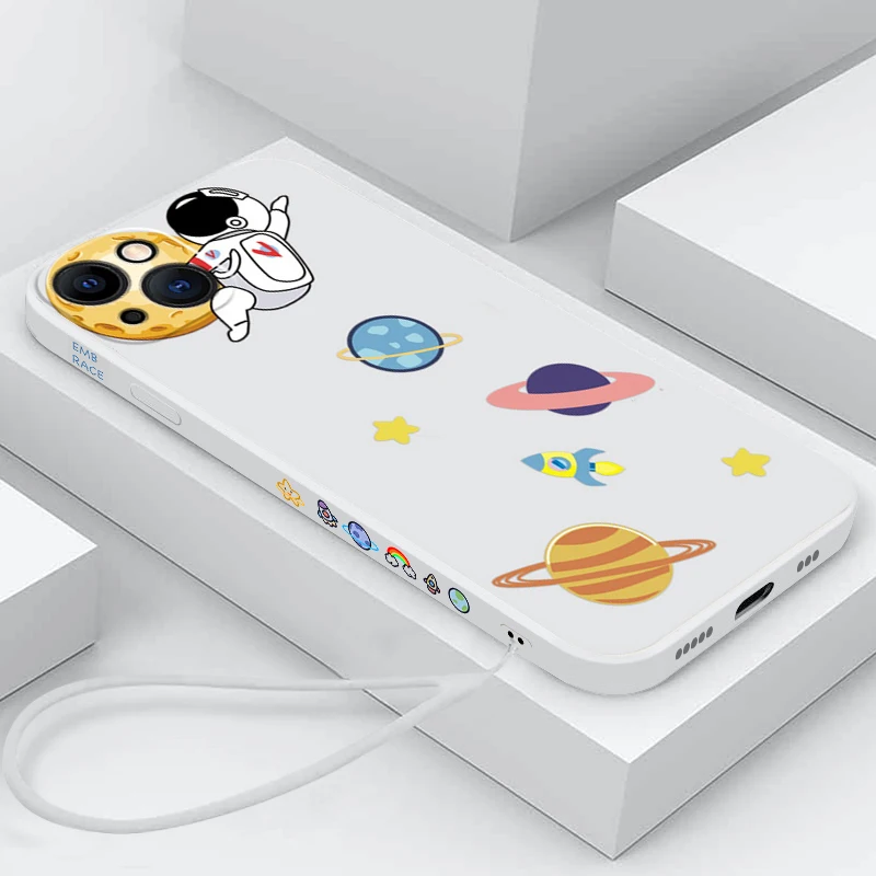 Cute Creative Astronaut Silicone Lanyard Case Lens Protection Cover for iPhone 13 Pro Max 12 11 Pro XS Max XR X 8 7 Plus SE 2020
Cute Creative Astronaut Silicone Lanyard Case Lens Protection Cover for iPhone 13 Pro Max 12 11 Pro XS Max XR X 8 7 Plus SE 2020