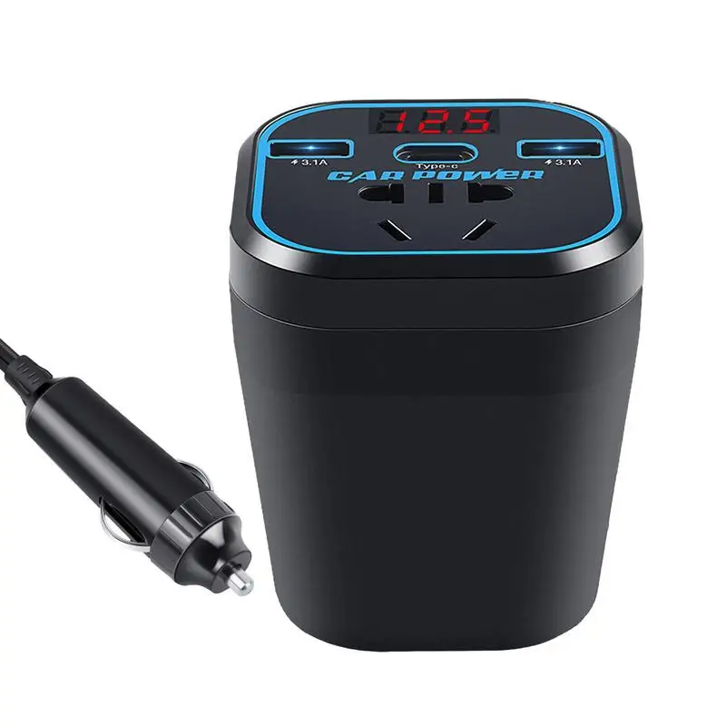 Инвертер автомобильного зарядного устройства 12 В 24 В от постоянного тока до 220 В переменного тока, автомобильный адаптер, автомобильное зарядное устройство с двумя USB-портами для ноутбука, компьютера, смартфона
Инвертер автомобильного зарядного устройства 12 В 24 В от постоянного тока до 220 В переменного тока, автомобильный адаптер, автомобильное зарядное устройство с двумя USB-портами для ноутбука, компьютера, смартфона