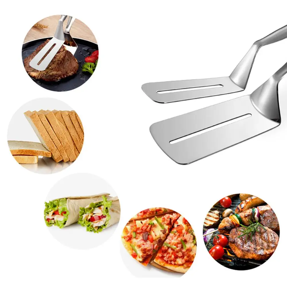 Stainless Steel Barbecue BBQ Tong Meat Bread Food Clamp Shovel Spatula Kitchen Tools Barbecue Clip Bread Clip Steak Fried
Stainless Steel Barbecue BBQ Tong Meat Bread Food Clamp Shovel Spatula Kitchen Tools Barbecue Clip Bread Clip Steak Fried