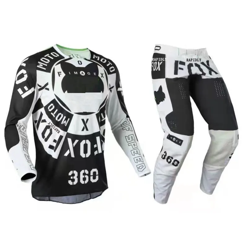 

Новинка 2022 180/360, комплект из джерси и брюк для мотокросса MX Gear, комбинированный костюм для горных и внедорожников FLEXAIR, гоночный костюм для мо...
