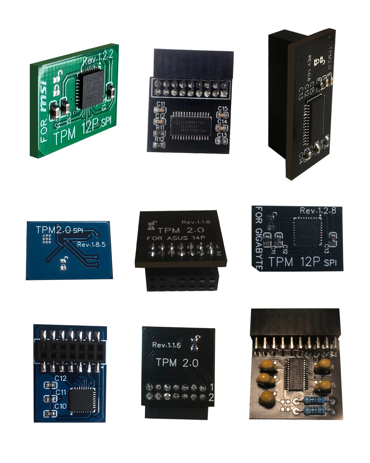 NEW TPM 2.0 Encryption Security Module Remote Card Supports Version 2.0 12 14 18 20-1pin Pin Support Multi-brand Motherboard
NEW TPM 2.0 Encryption Security Module Remote Card Supports Version 2.0 12 14 18 20-1pin Pin Support Multi-brand Motherboard