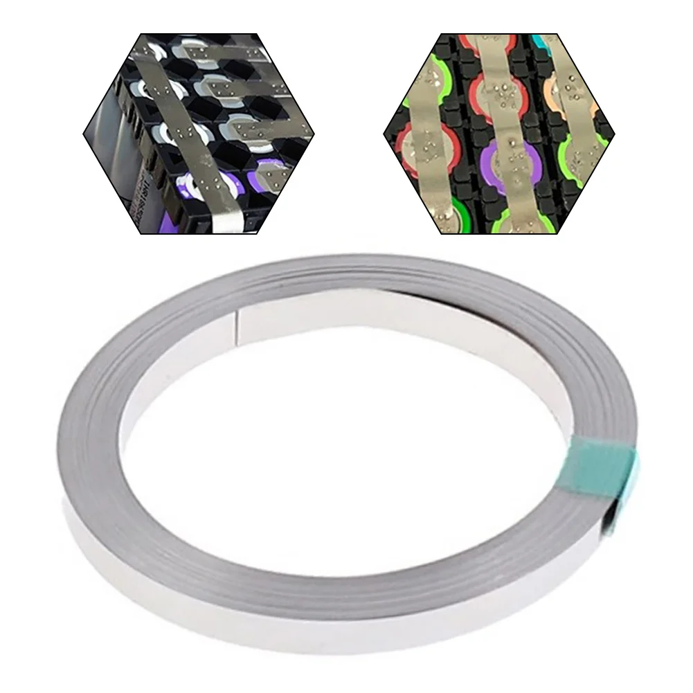Durable Battery Welding Tape 5M/roll Spot Welding SolderingTools Home Welding Supplies Nickel Plated Strip For Electrical Weld
Durable Battery Welding Tape 5M/roll Spot Welding SolderingTools Home Welding Supplies Nickel Plated Strip For Electrical Weld