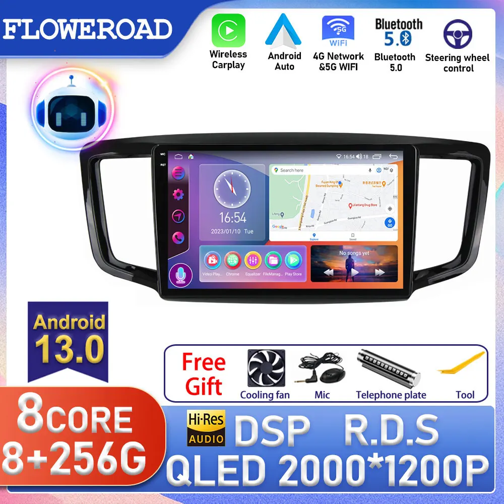 Автомагнитола на Android для HONDA Odyssey 2015-2019 мультимедийный видеоплеер GPS-навигатор