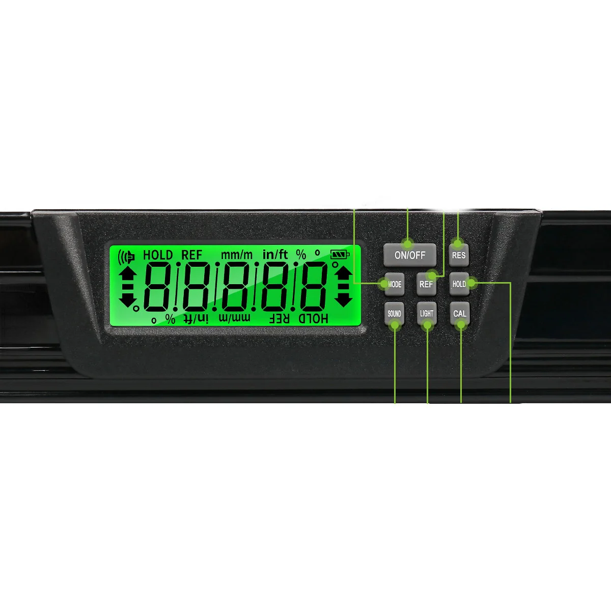 Popular Digital Display Level Inclinometer 610mm Electronic Protractor Angle Finder TL-60
Popular Digital Display Level Inclinometer 610mm Electronic Protractor Angle Finder TL-60