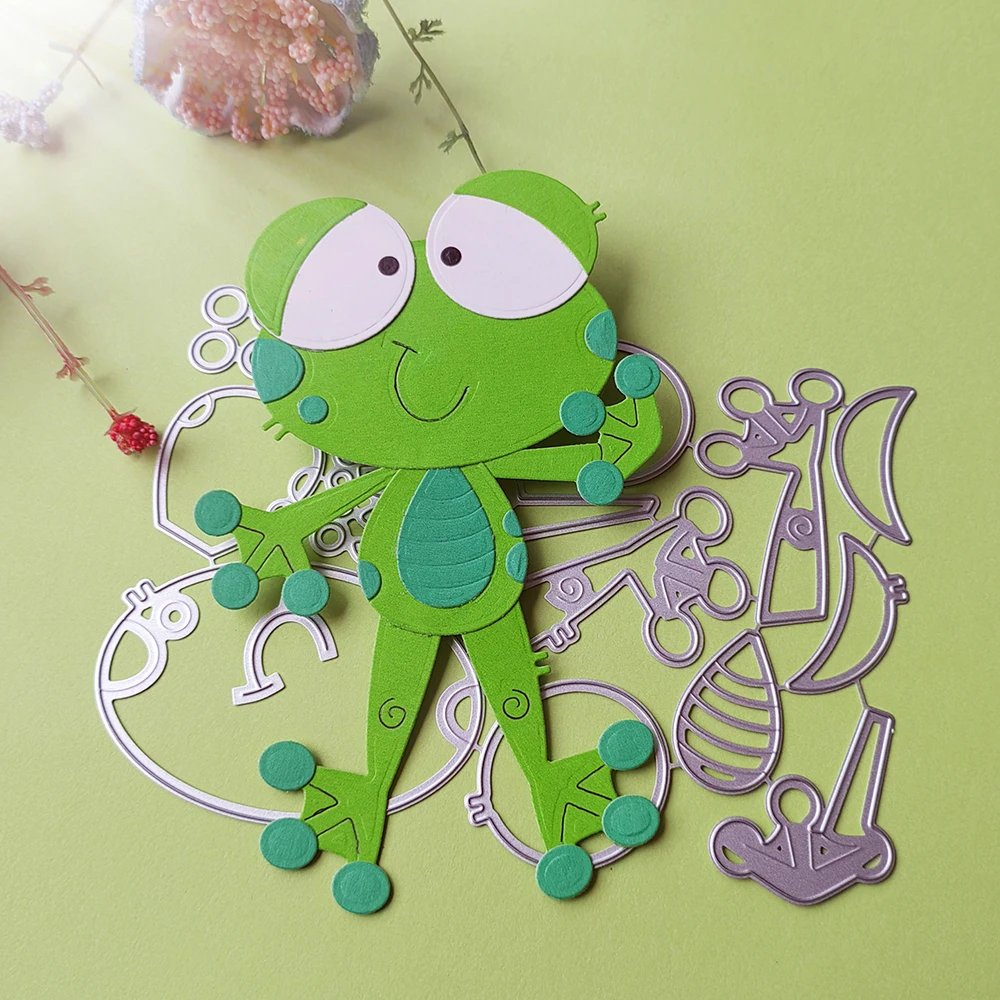 

New and beautiful animal frog cutting dies scrapbook decoration embossed photo album decoration card making DIY crafts