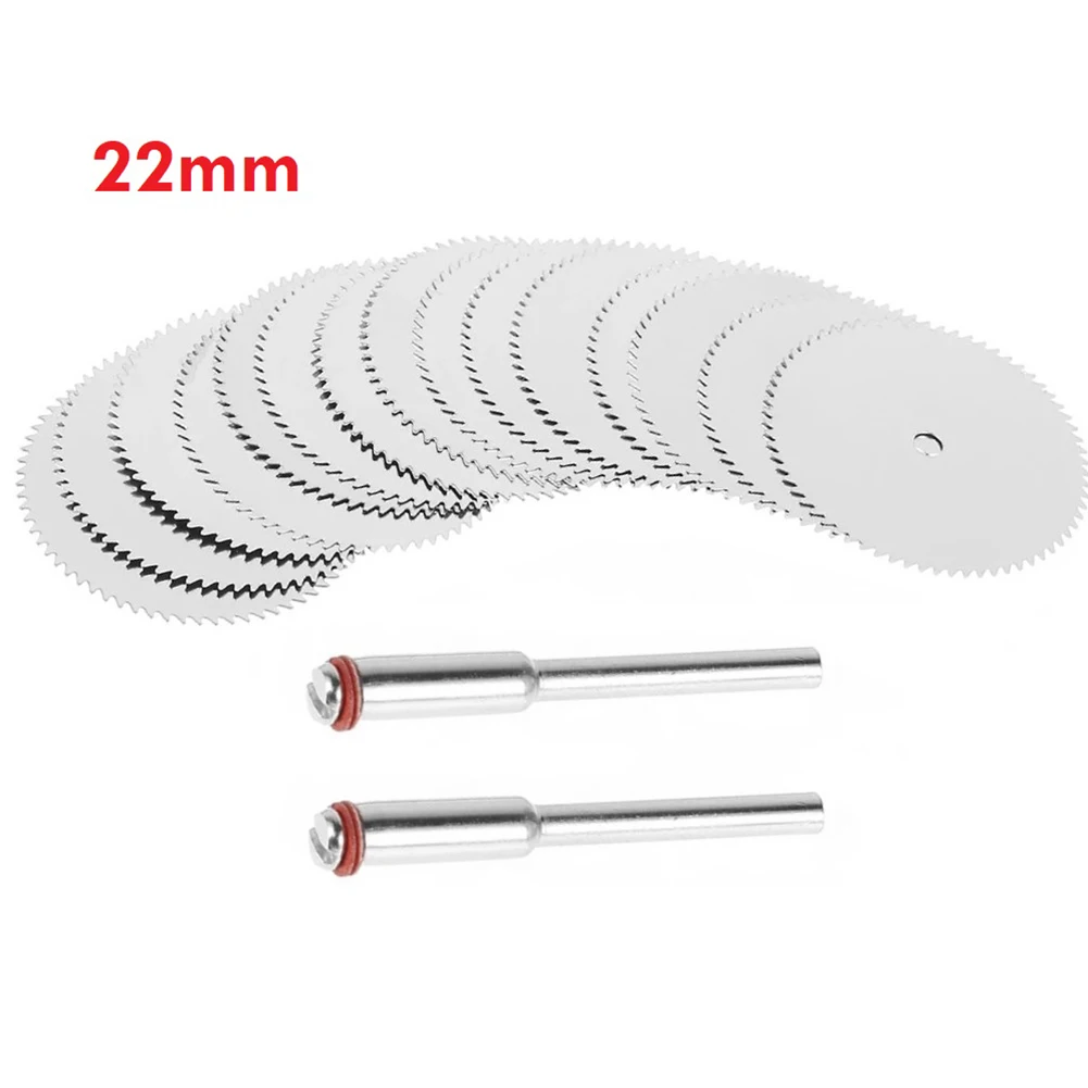

15Pcs 22mm Circular Saw Blade Kit Stainless Steel Cutting Wheel Disc Rotary Electric Drills/grinders Power Air Tool Accessories