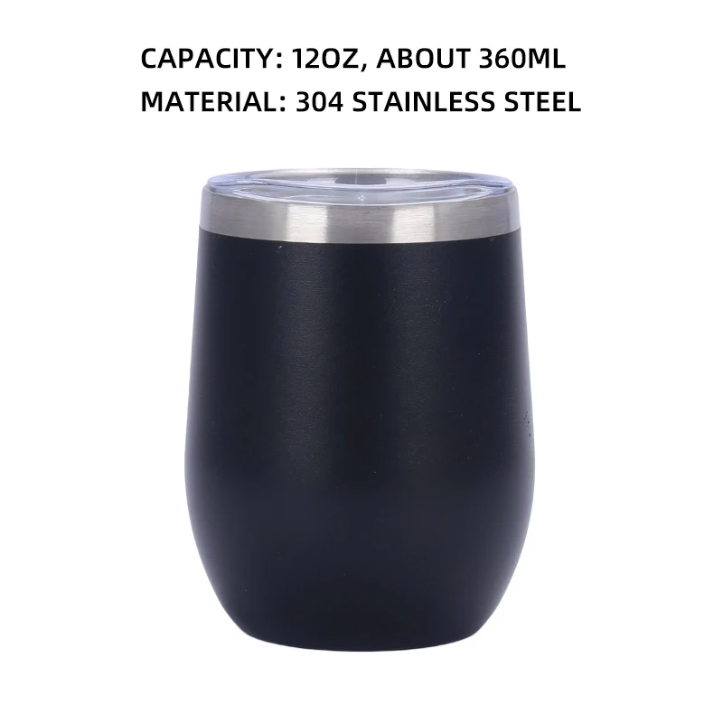 12 OZ Wine Coffee Mug Stainless Steel Vacuum Insulated Tumbler Leak Proof Thermo Beer Cup Thermal Bottle Wedding Gift Girl 350ml
12 OZ Wine Coffee Mug Stainless Steel Vacuum Insulated Tumbler Leak Proof Thermo Beer Cup Thermal Bottle Wedding Gift Girl 350ml