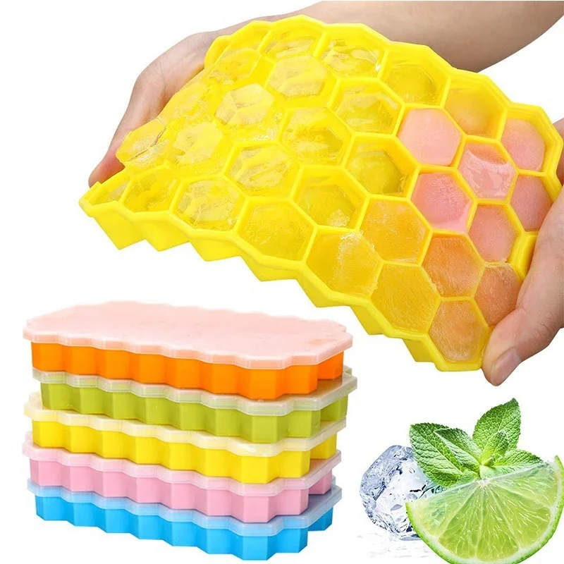 Eco-Friendly Stackable Ice Cube Mould With Removable Lids Silicone Ice Cube Tray Mold
Eco-Friendly Stackable Ice Cube Mould With Removable Lids Silicone Ice Cube Tray Mold