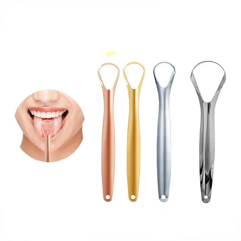 1PC Useful Tongue Scraper Stainless Steel Oral Tongue Cleaner Medical Mouth Brush Reusable Fresh Breath Maker 
1PC Useful Tongue Scraper Stainless Steel Oral Tongue Cleaner Medical Mouth Brush Reusable Fresh Breath Maker