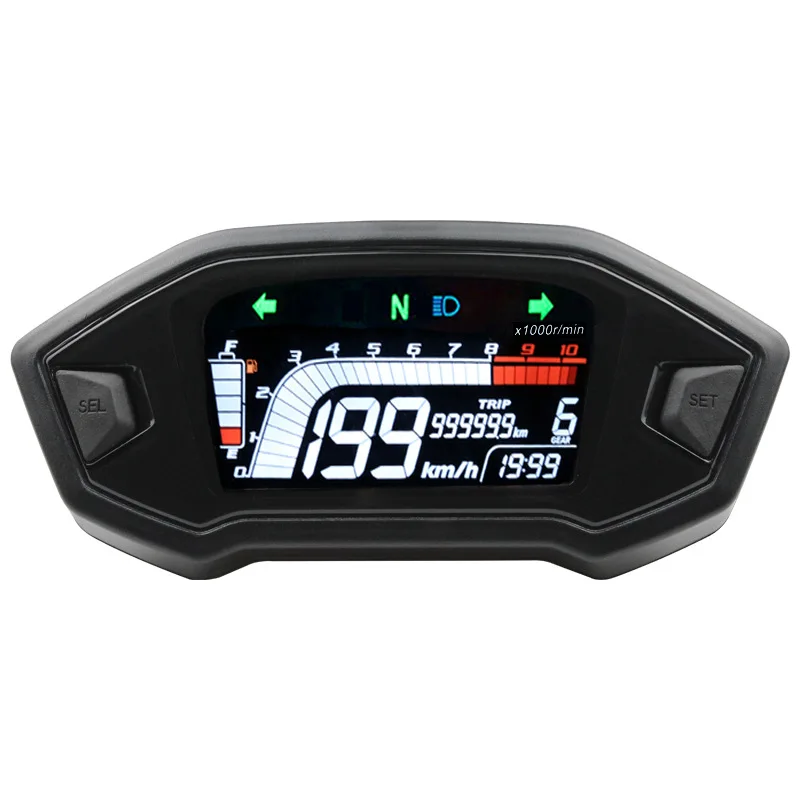 Universal Tachometer ATV Motorcycle LCD Digital Speedometer Odometer Oil Gauge Backlight Motorcycle Odometer
Universal Tachometer ATV Motorcycle LCD Digital Speedometer Odometer Oil Gauge Backlight Motorcycle Odometer