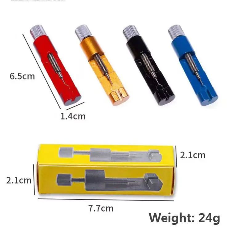

Watch Repair Tool Kit Case Opener Pratical Stainless Steel Adjuster Pins Bracelet Link Watch Strap Band Remover Kit
