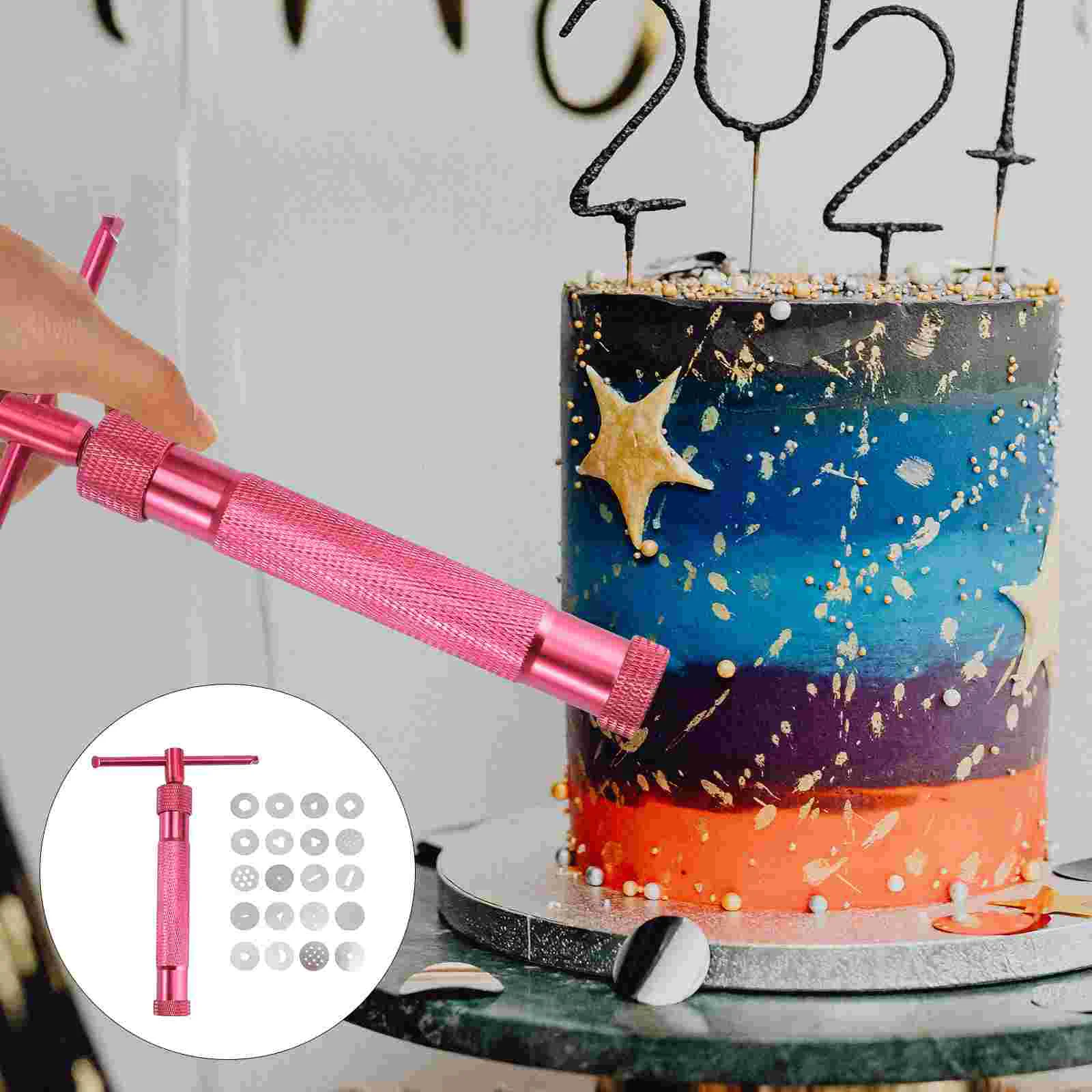 Clay Tools Polymer Extruder Fondant Toy Noodles Cake Tool Decorating Supplies Educational Mold Aluminum Alloy Discs Set Molds
Clay Tools Polymer Extruder Fondant Toy Noodles Cake Tool Decorating Supplies Educational Mold Aluminum Alloy Discs Set Molds