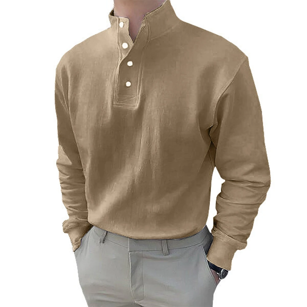 Fashion Men Shirt Tops For Man Stand Collar Tops 2022 Blouse Long Sleeve Loose Shirt Slit Spot Spring And Autumn
Fashion Men Shirt Tops For Man Stand Collar Tops 2022 Blouse Long Sleeve Loose Shirt Slit Spot Spring And Autumn