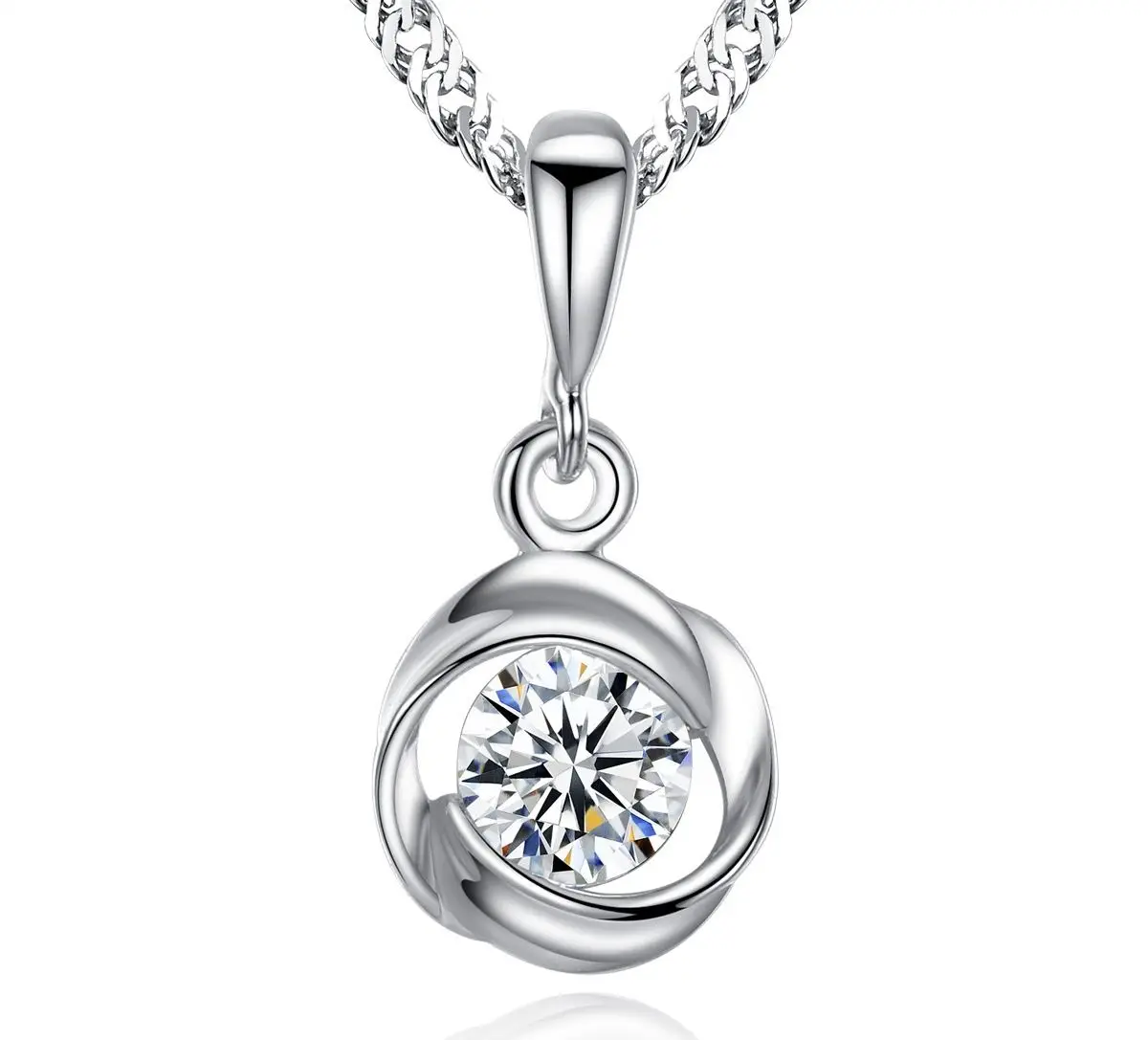 New 925 Sterling Silver women's necklace fashion fashion fashion zircon lucky women's jewelry making 2022
New 925 Sterling Silver women's necklace fashion fashion fashion zircon lucky women's jewelry making 2022