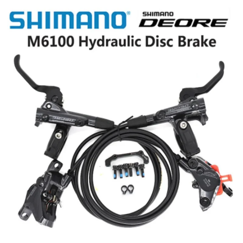 SHIMANO DEORE BR M6100 brake J02A G03S J04C hydraulic disc brake kit front and rear with brake pads mountain bike original Shima
SHIMANO DEORE BR M6100 brake J02A G03S J04C hydraulic disc brake kit front and rear with brake pads mountain bike original Shima