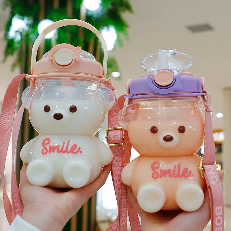 1L Water Bottle Bear Large Capacity Water Bottle For Girls Outdoor Portable Drinks Water Bottle Creative INS Gift Free Shipping
1L Water Bottle Bear Large Capacity Water Bottle For Girls Outdoor Portable Drinks Water Bottle Creative INS Gift Free Shipping