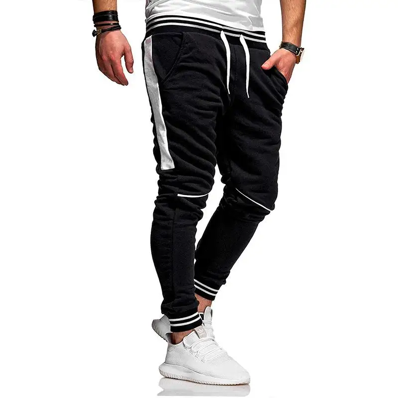 

Fashion Mens Harem Pants Solid Color Drawstring Asymmetric Double Layer Long Running Jogger Baggy 2023 Pants for Men's Clothings