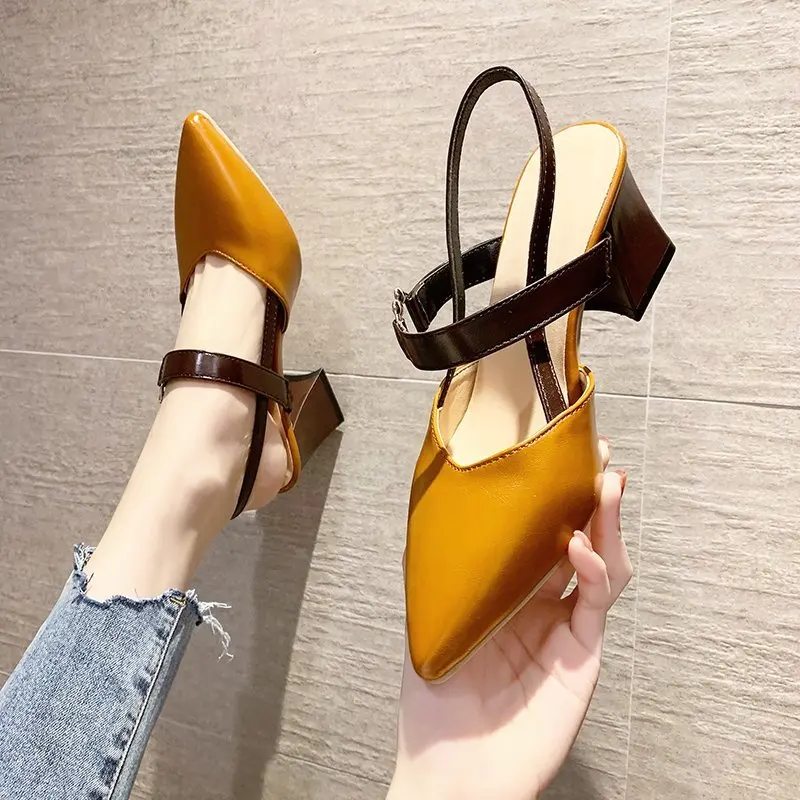 Free Shipping High Heels Sandal Shoes for Women Elegant Roman Style Pointed 2022 Microfiber Leather Femme Party Mules Sandalias
Free Shipping High Heels Sandal Shoes for Women Elegant Roman Style Pointed 2022 Microfiber Leather Femme Party Mules Sandalias