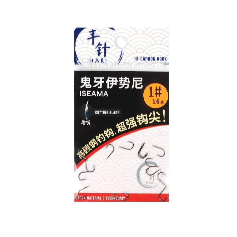 ISEAMA Cutting Blade High Carbon1# 2# 3# 4# 5# 6# 7# 8# 9# 10# 11# 12# 13# 14# 15# 16# Single Fishing Hook
ISEAMA Cutting Blade High Carbon1# 2# 3# 4# 5# 6# 7# 8# 9# 10# 11# 12# 13# 14# 15# 16# Single Fishing Hook