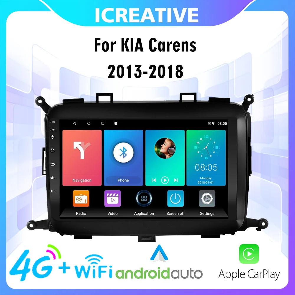 4G Carplay For KIA Carens 2013 2014 2015 2016 2017 2018 9" Android 2 Din Car Multimedia Player Navigation GPS WIFI FM Head Unit
4G Carplay For KIA Carens 2013 2014 2015 2016 2017 2018 9" Android 2 Din Car Multimedia Player Navigation GPS WIFI FM Head Unit