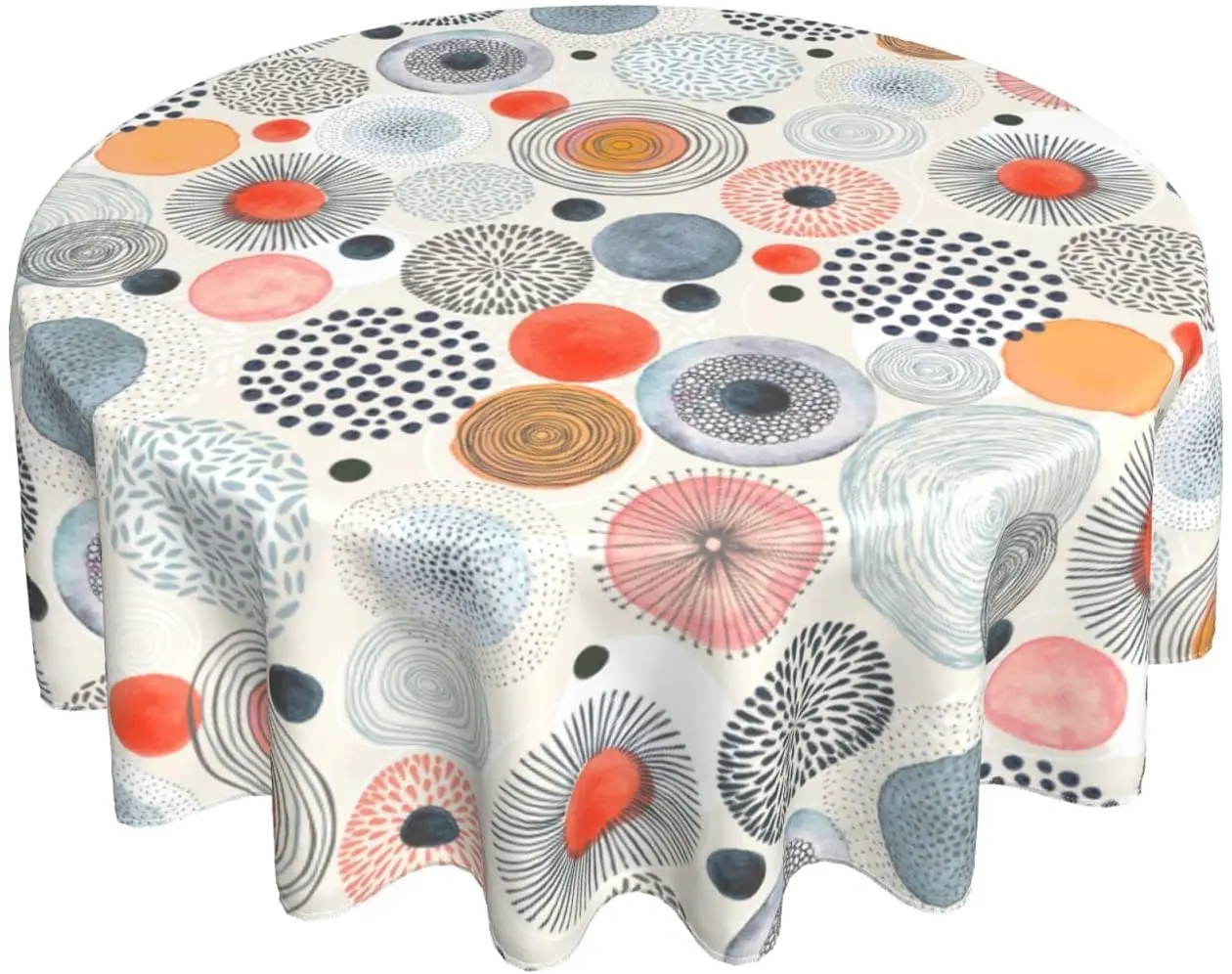 Modern Round Tablecloth 60 Inch Colorful Circles and Fireworks Durable Table Cover for Kitchen Dining Room Indoor Outdoor Decor
Modern Round Tablecloth 60 Inch Colorful Circles and Fireworks Durable Table Cover for Kitchen Dining Room Indoor Outdoor Decor