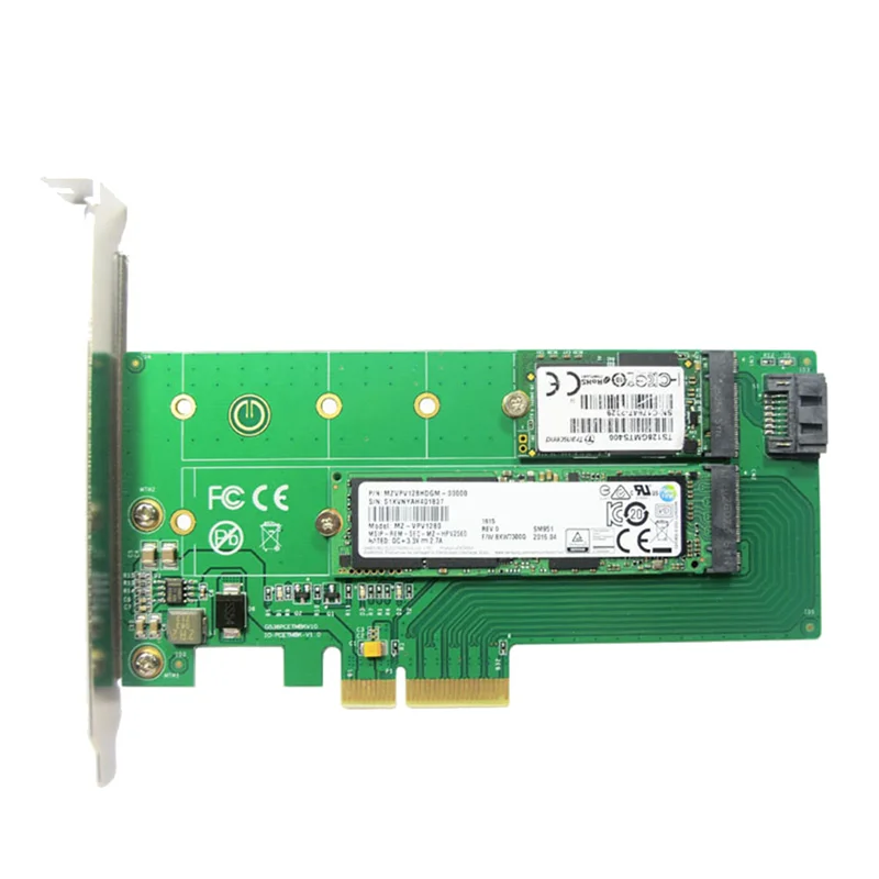 PCIE4.0 to 2 Port M.2 (B/M Key) NVME/SATA Protocol Adapter Card for 22110 2280 2260 2242 2230 Ssd Dual Voltage Power
PCIE4.0 to 2 Port M.2 (B/M Key) NVME/SATA Protocol Adapter Card for 22110 2280 2260 2242 2230 Ssd Dual Voltage Power