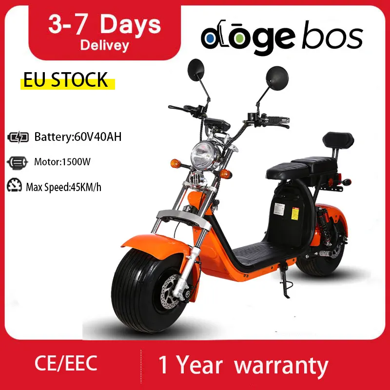 Электрический скутер DOGEBOS Citycoco, 1500 Вт, 60 В, 40 А · ч, максимальная скорость заряда 45 км/ч, Пробег 50-60 км
Электрический скутер DOGEBOS Citycoco, 1500 Вт, 60 В, 40 А · ч, максимальная скорость заряда 45 км/ч, Пробег 50-60 км