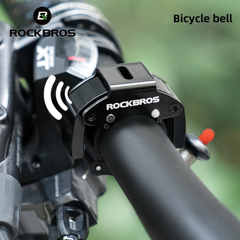 ROCKBROS Bicycle Bell Waterproof Bicycle Horn Ultralight Bike Alarm for 22.2mm Handlebar Bike Bell Safety Cycling Accessories 
ROCKBROS Bicycle Bell Waterproof Bicycle Horn Ultralight Bike Alarm for 22.2mm Handlebar Bike Bell Safety Cycling Accessories