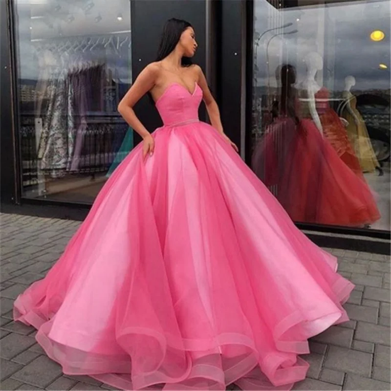 Sexy Luxury Tube Top Pink Prom Dress A-Line Evening Dress Women Formal Party 2022 Blue Sweetheart Neck Tulle Burgundy Graduation
Sexy Luxury Tube Top Pink Prom Dress A-Line Evening Dress Women Formal Party 2022 Blue Sweetheart Neck Tulle Burgundy Graduation