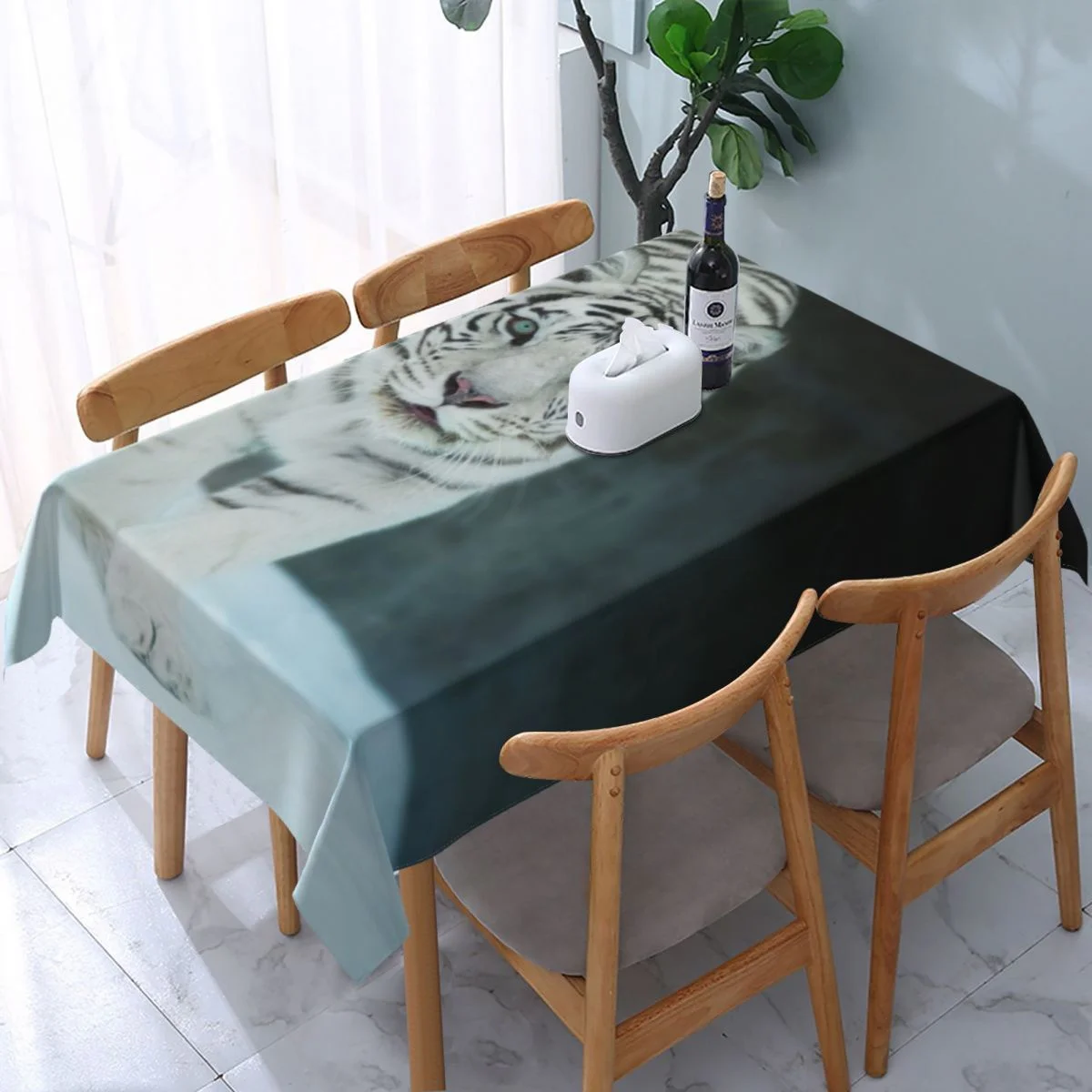 Washable Rectangle Tablecloth Waterproof Table Cloth for Dining Room Table Cover 54 x 72 Inch
Washable Rectangle Tablecloth Waterproof Table Cloth for Dining Room Table Cover 54 x 72 Inch
