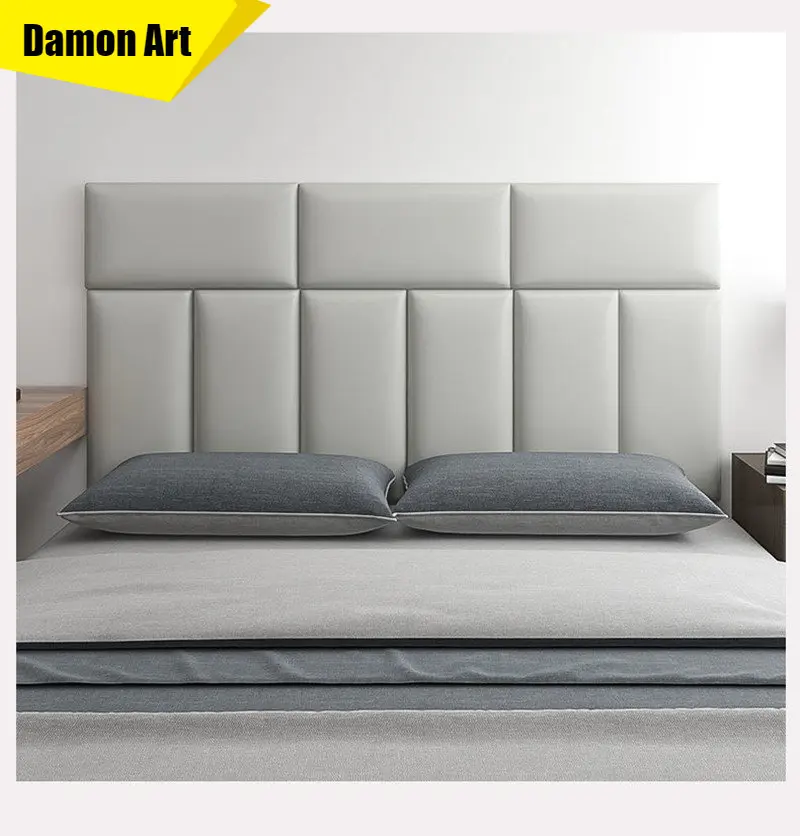 Soft Pack Bed Headboard Home Decor Self-Adhesive Head Boards Wallpaper Anti-Collision Tatami Bedroom 3D Wall Sticker Decals
Soft Pack Bed Headboard Home Decor Self-Adhesive Head Boards Wallpaper Anti-Collision Tatami Bedroom 3D Wall Sticker Decals