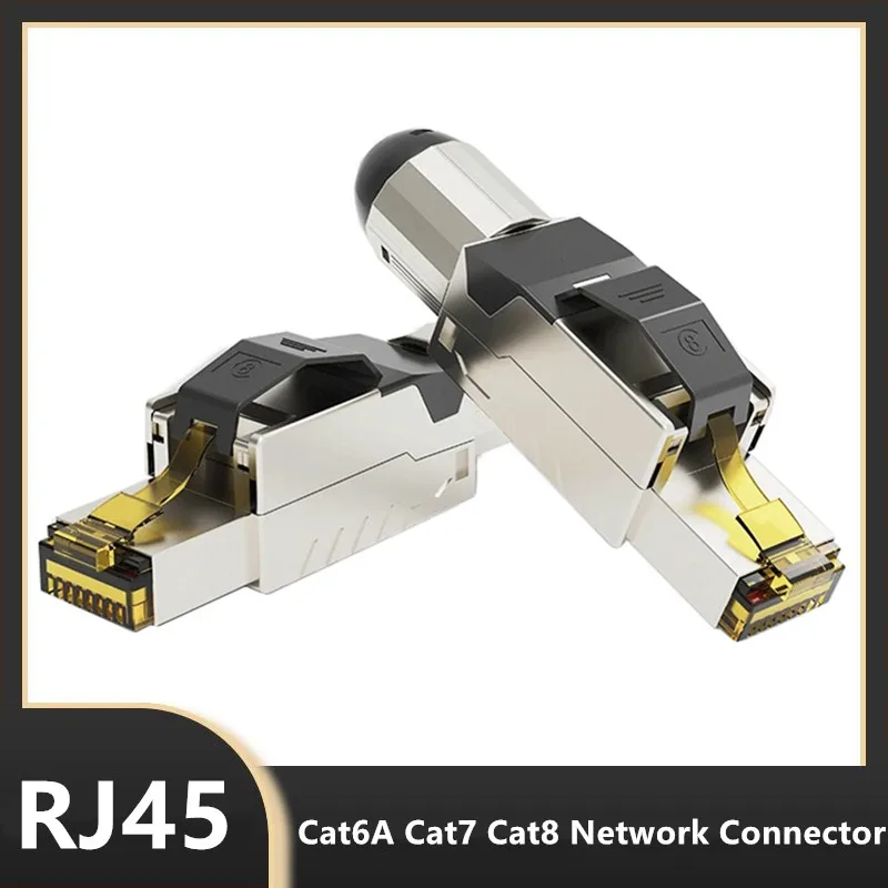 Коннектор RJ45, Cat6A, Cat7, Cat 8, безинструментальный полевой разъем для завершения работы, экранированный сетевой кабель RJ45 Lan, Cat8, для ноутбуков
Коннектор RJ45, Cat6A, Cat7, Cat 8, безинструментальный полевой разъем для завершения работы, экранированный сетевой кабель RJ45 Lan, Cat8, для ноутбуков