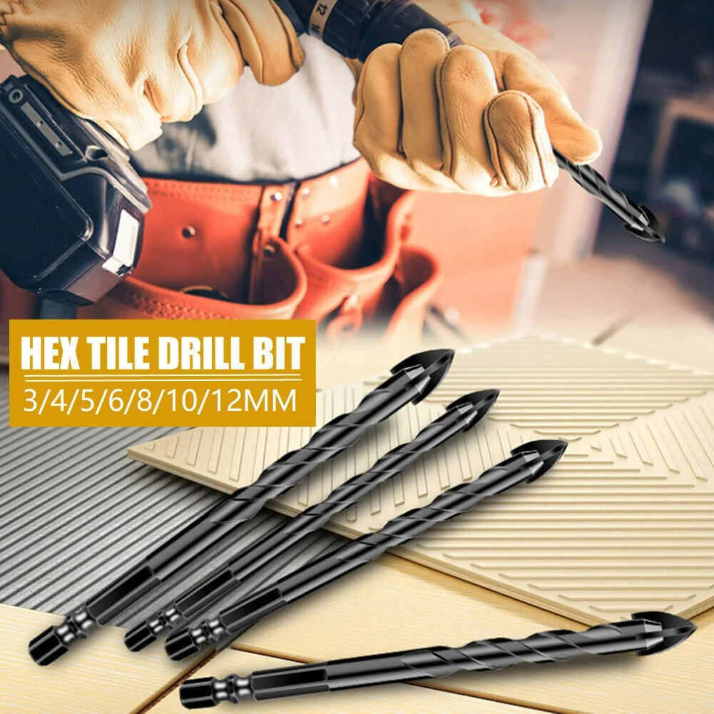 1/5/6/7PCS Cross Hex Tile Drill Bits 3/4/5/6/8/10/12MM Alloy Triangle Drill Bit 1/4''Hexagonal Shank Hole Opener For Glass Wood
1/5/6/7PCS Cross Hex Tile Drill Bits 3/4/5/6/8/10/12MM Alloy Triangle Drill Bit 1/4''Hexagonal Shank Hole Opener For Glass Wood
