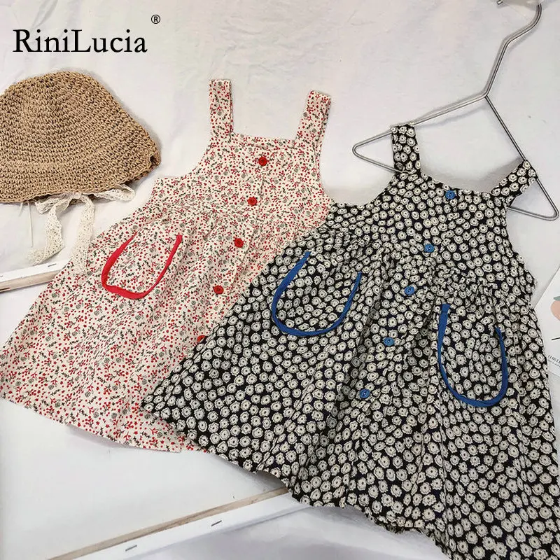 RiniLucia Girls Casual Strap Dresses 2022 New Summer Kids Baby Flowers Print Costumes Floral Party Birthday Princess Vestidos
RiniLucia Girls Casual Strap Dresses 2022 New Summer Kids Baby Flowers Print Costumes Floral Party Birthday Princess Vestidos