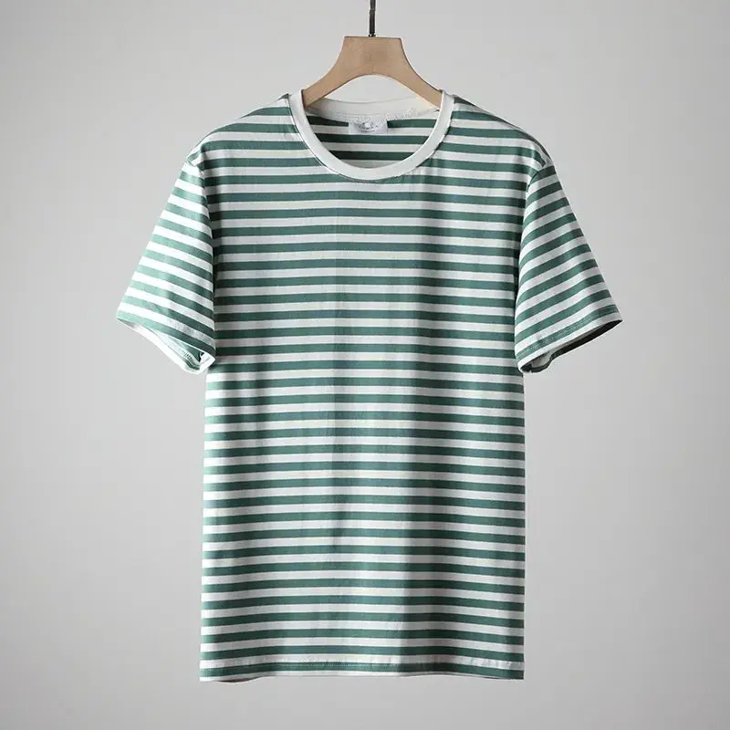 2023 Harajuku Summer Women/Men T-shirt Casual Loose T Shirts Short Sleeve O-Neck Stripe T Shirts Women Tees High Quality Outwear
2023 Harajuku Summer Women/Men T-shirt Casual Loose T Shirts Short Sleeve O-Neck Stripe T Shirts Women Tees High Quality Outwear