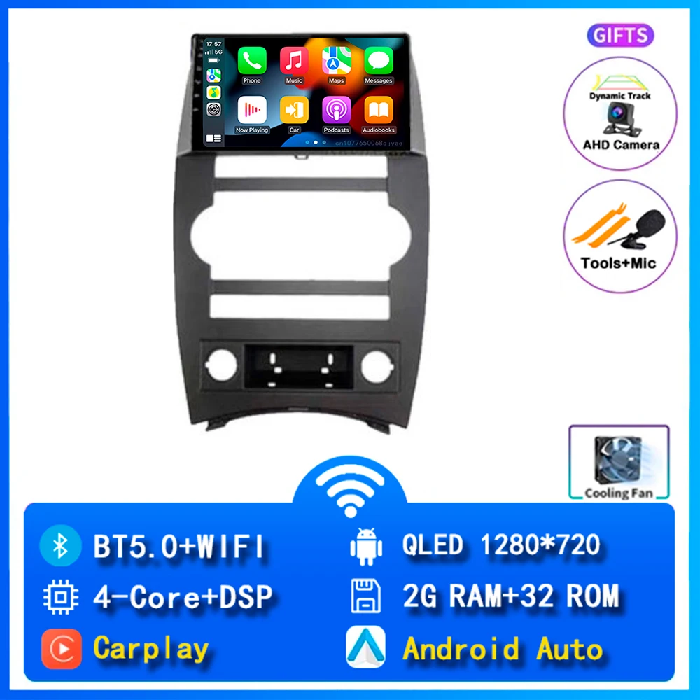 Автомобильное радио Android 14 для Jeep Commander XK 2007, навигационный мультимедийный плеер, стерео Wi-Fi + 4G видео DSP BT Carplay Auto Wireless
Автомобильное радио Android 14 для Jeep Commander XK 2007, навигационный мультимедийный плеер, стерео Wi-Fi + 4G видео DSP BT Carplay Auto Wireless