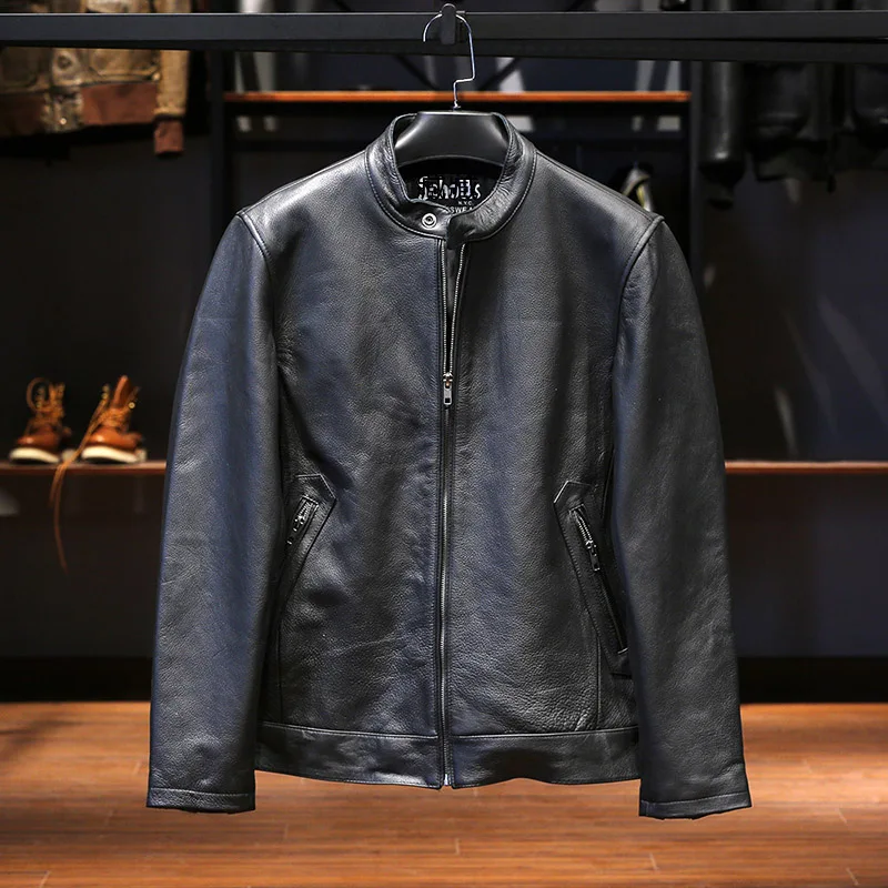 ST Read Description! Asian Size Super Top Quality Genuine Cow Leather Classic Durable Stylish Jacket
ST Read Description! Asian Size Super Top Quality Genuine Cow Leather Classic Durable Stylish Jacket